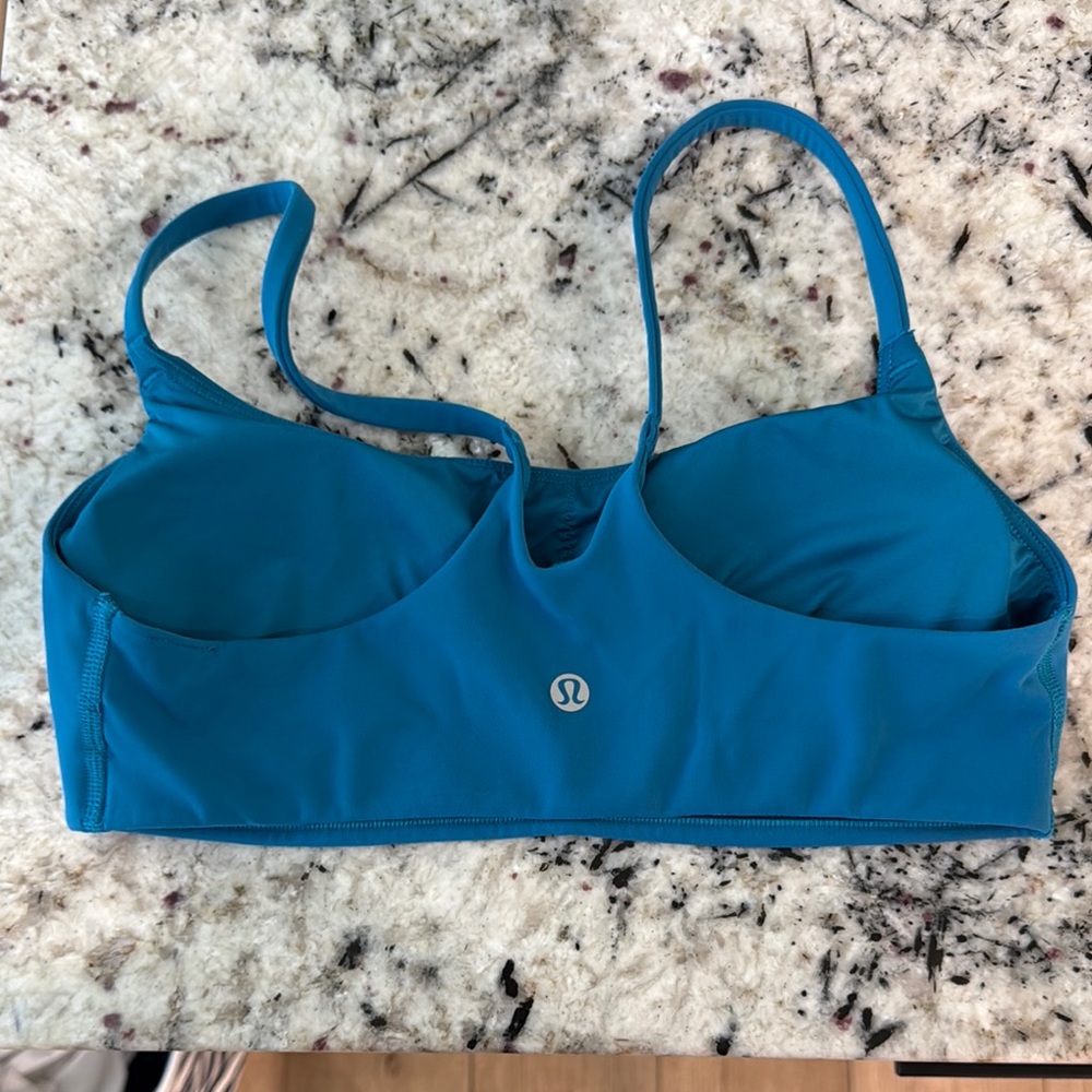 Lululemon Athletica Blue Sports Bra with Adjustable Straps